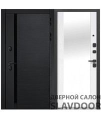 Входная дверь Дакота-4 (Стоун) Сталь 1,5 мм Черный кварц